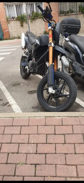 Moto Supermotard 125cc Negra ksr tw moto