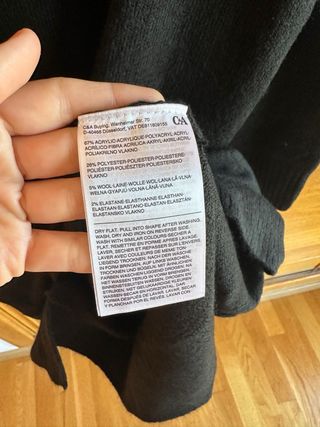 Vestido C&A Negro Talla XL