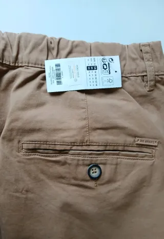 Pantalón chino hombre marrón