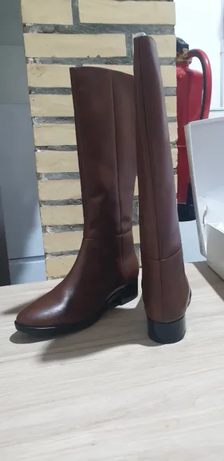 Botas Altas Geox Marrón Mujer