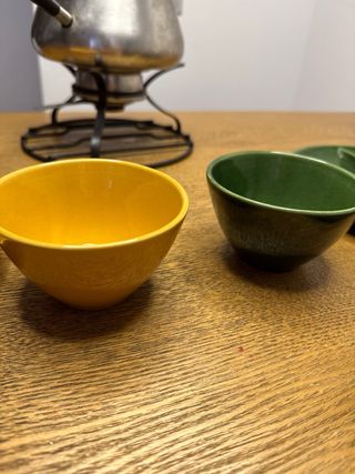 Set Fondue con Platos