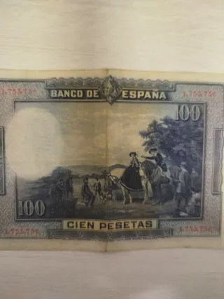 Billete 100 Pesetas Banco de España 1928