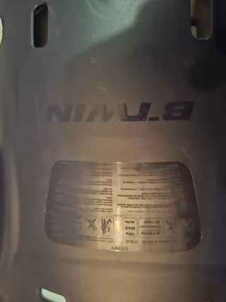 Seggiolino bici Btwin nuovo mai usato