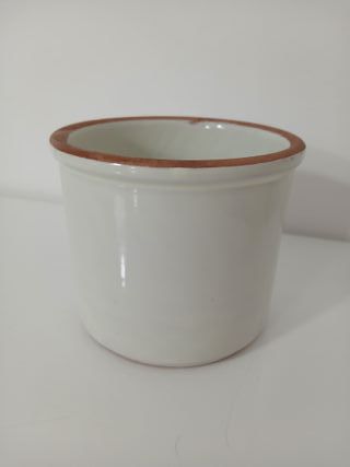 Vaso Barattolo Terracotta Smaltata 11cm
