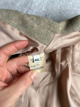 Giacca Stefanel Beige Lana Tg 40