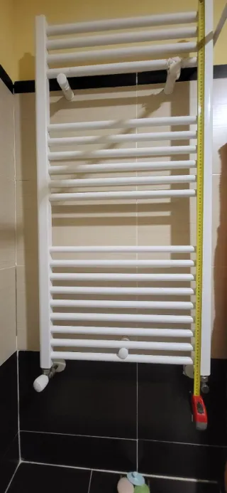 Radiador Toallero Blanco Metal