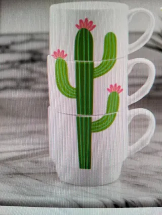 20 Tazas Cerámica Apilables