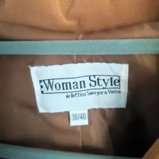 Chaqueta Bettina Sanz Talla 38/40 Marrón