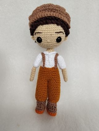 Pareja de muñecos amigurumi niños hechos a mano