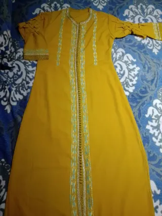 Kaftán mujer o niña talla XS/S bordado