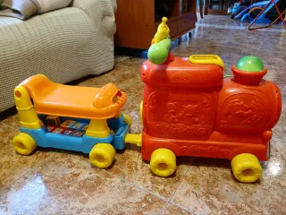 Tren Vtech Andador y Juguete Interactivo