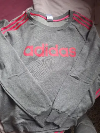 Chándal Adidas Mujer Gris y Rosa