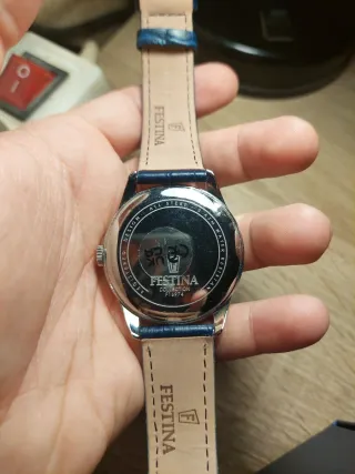 Reloj Festina Azul y Plateado Multifunción