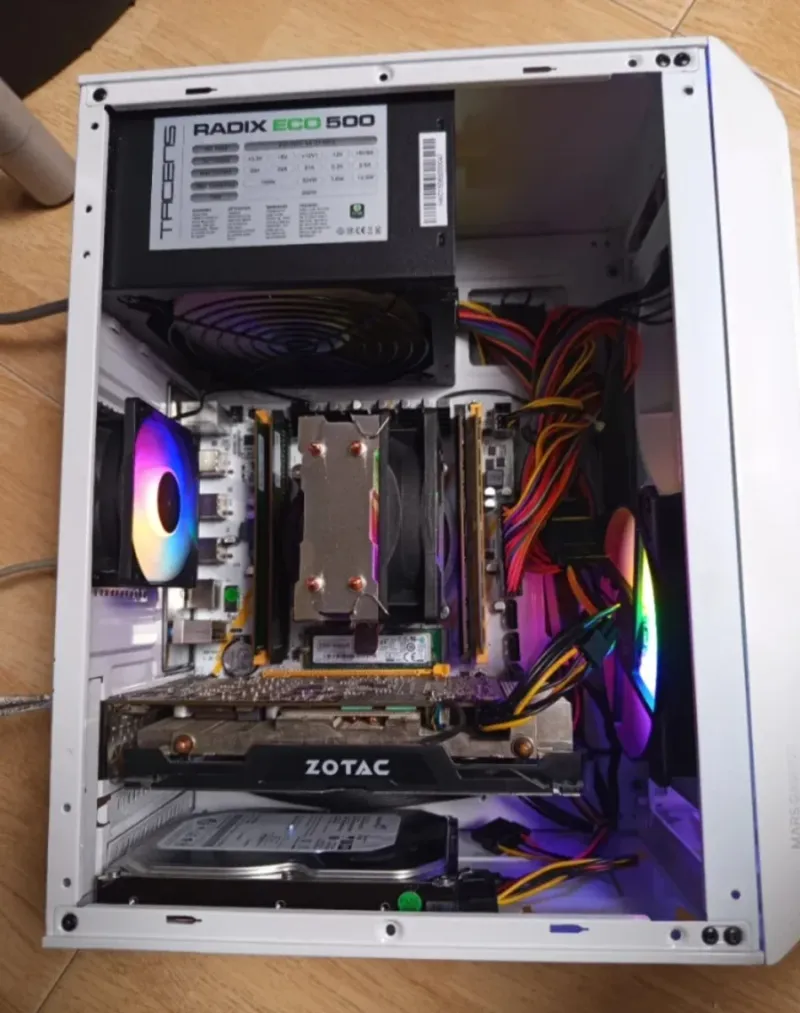 PC Gamer GTX 1060 6GB 16GB RAM Blanca afbeelding 4