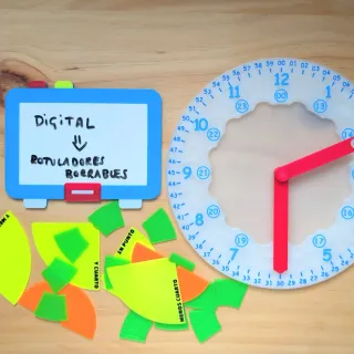 Reloj Analógico y Digital Educativo