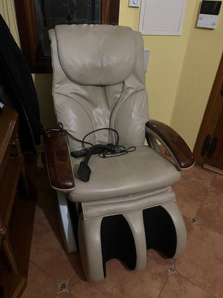 Sillón de Masaje Beige y Marrón