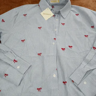 Camisa cruzada marrón