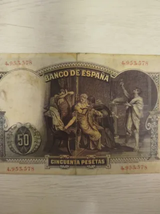 Billete 50 Pesetas Banco de España 1931