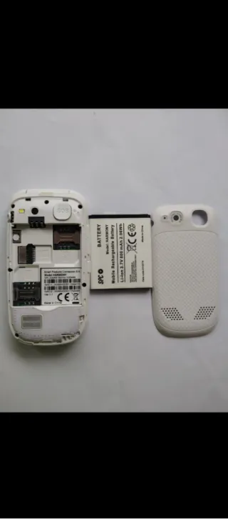 Teléfono móvil para mayores blanco