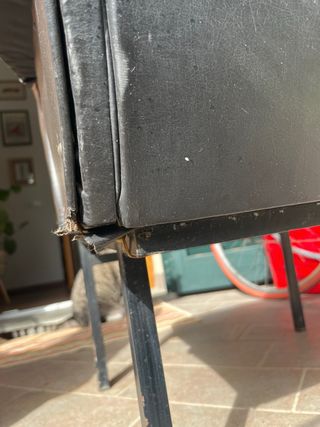 Poltrona Mid-Century Nera