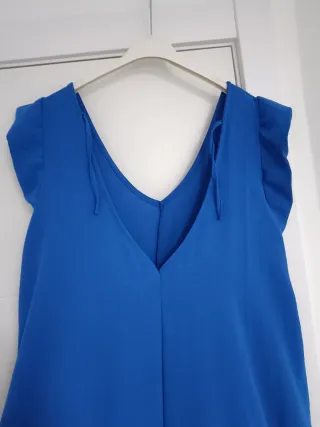 Vestido mono de verano azul talla única