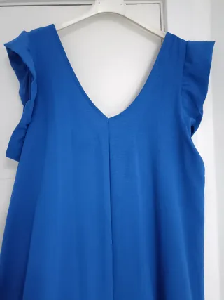Vestido mono de verano azul talla única