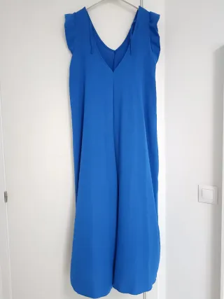 Vestido mono de verano azul talla única