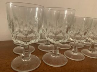 18 Bicchieri in Vetro 3 misure diverse