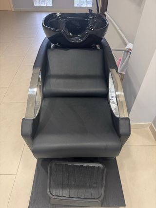 Lavacabezas de peluquería negro