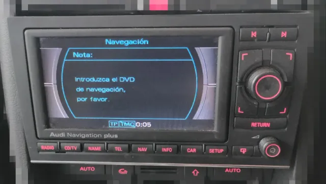 Audi RNS-E Navegador Navi Plus A4 S4 RS4 B6 B7