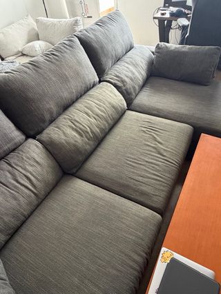 Sofá modular con chaiselongue