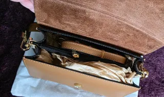 Bolso Piel Maison Héritage Camel Nuevo