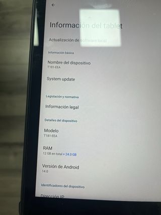 Tablet Beyivan 14 Android 15 5G WiFi#191418