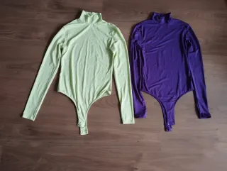 Lote Bodys cuello alto manga larga