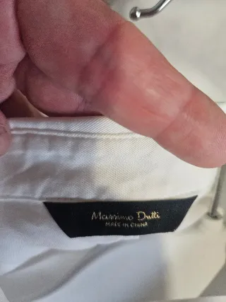Camisa Massimo Dutti Blanca Mujer