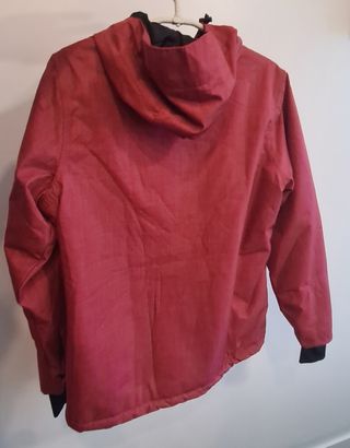 Abrigo Crivit entretiempo rojo 40_42