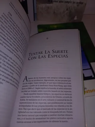 Lote 4 libros Universo, Buena Suerte y Señales