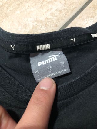 Maglietta Puma Nera Taglia L