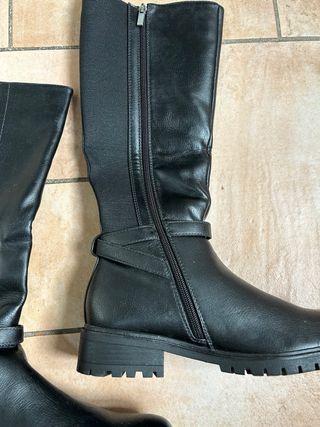 Stivali alti ecopelle Klàs neri nuovi