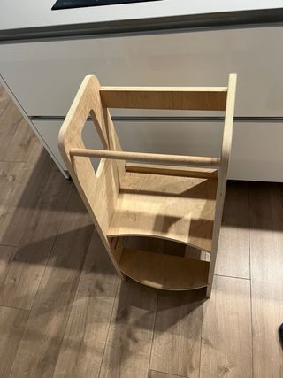 Taburete madera infantil regulable