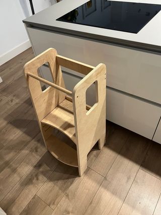 Taburete madera infantil regulable