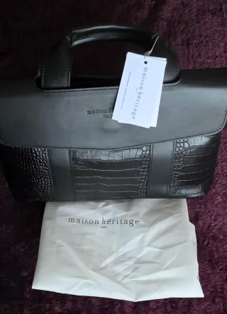 Bolso Piel Maison Héritage Negro Nuevo