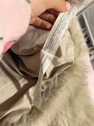 Chaqueta pelo Stradivarius gris Talla XS