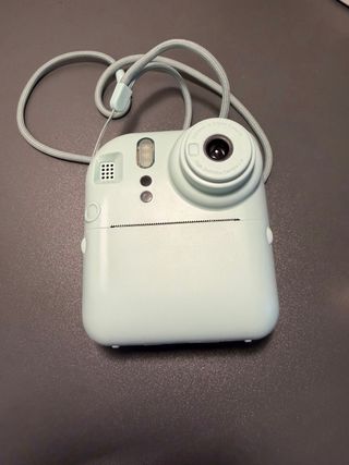 Cámara instantánea portátil verde menta