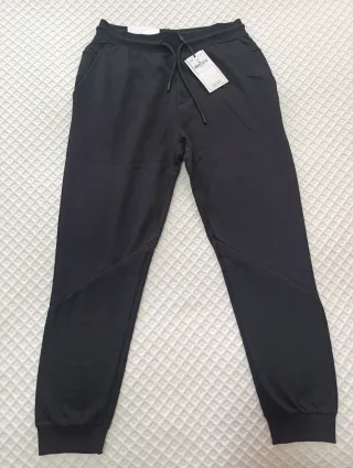 Pantalón Negro Hombre de algodón sin estrenar