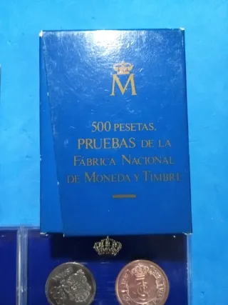Estuche Colección 500 ptas. Pruebas FNM