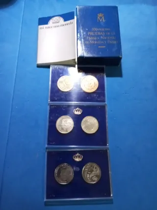 Estuche Colección 500 ptas. Pruebas FNM