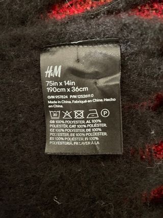 Bufanda H&M Negra