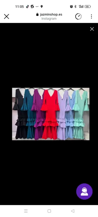 Vestido Flamenca Lunares Volantes