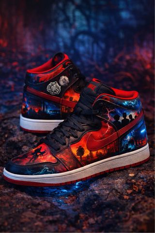 Zapatillas Nike Air Jordan 1 pintadas a mano
